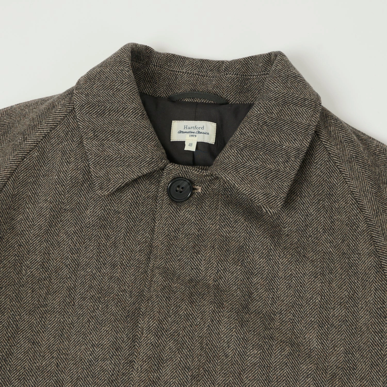 Hartford 'Calvin' Raglan Sleeve Coat - Brown