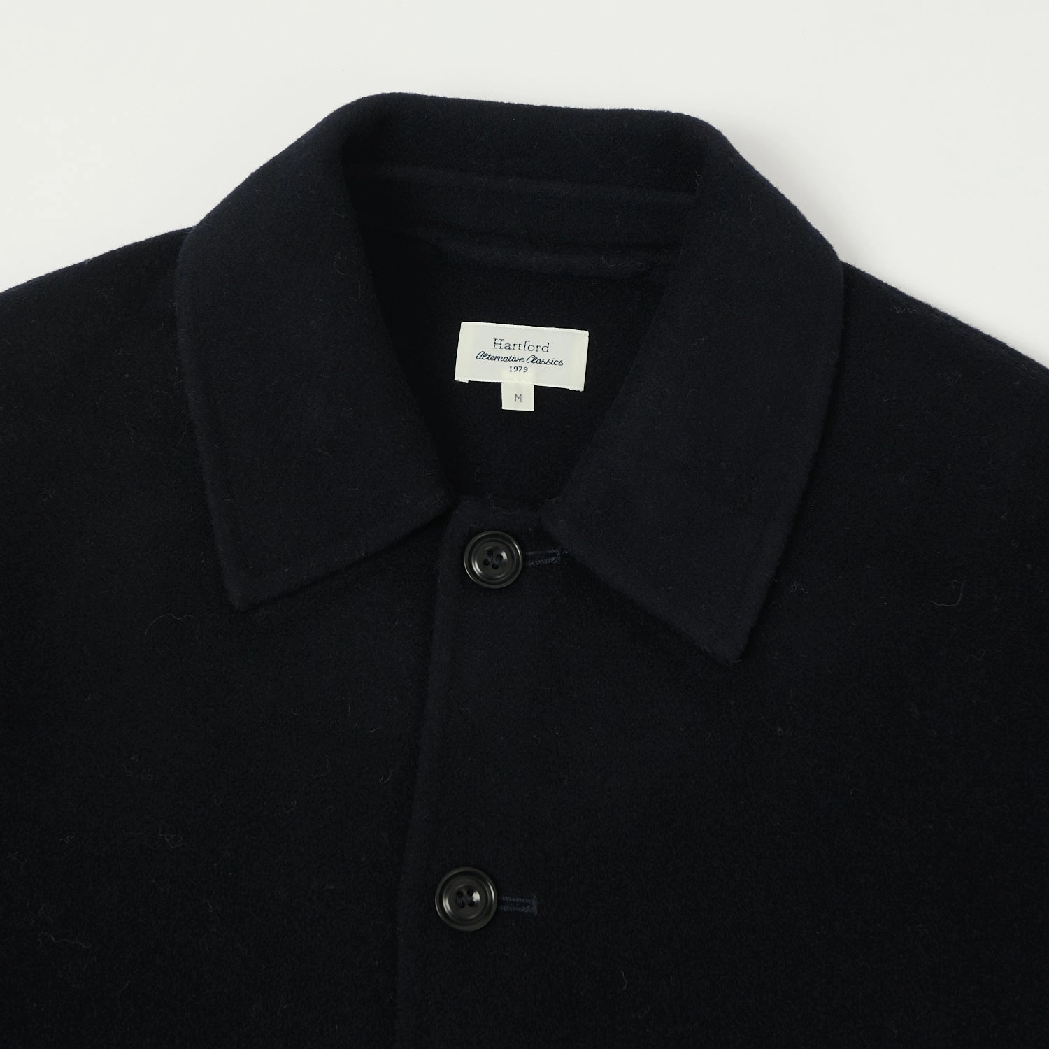 Hartford 'Douglas' Wool Jacket - Navy