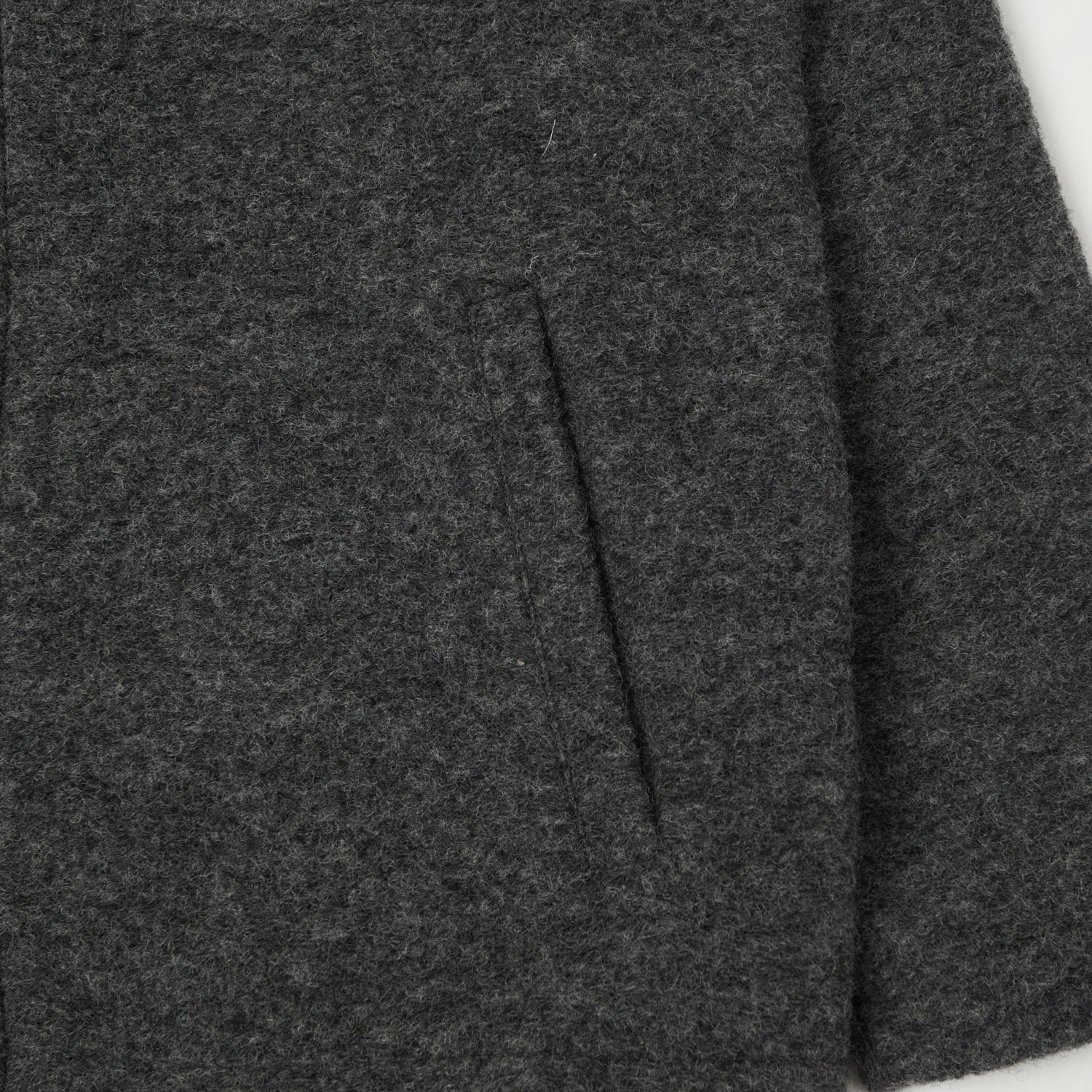 Hartford 'Duane' Knitted Wool Jacket - Charcoal