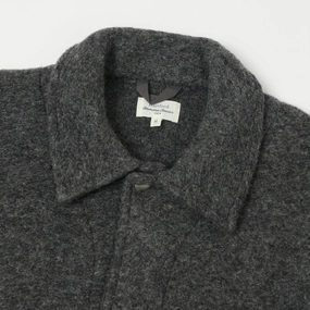 Hartford 'Duane' Knitted Wool Jacket - Charcoal Hartford 'Duane' Knitted Wool Jacket - Charcoal