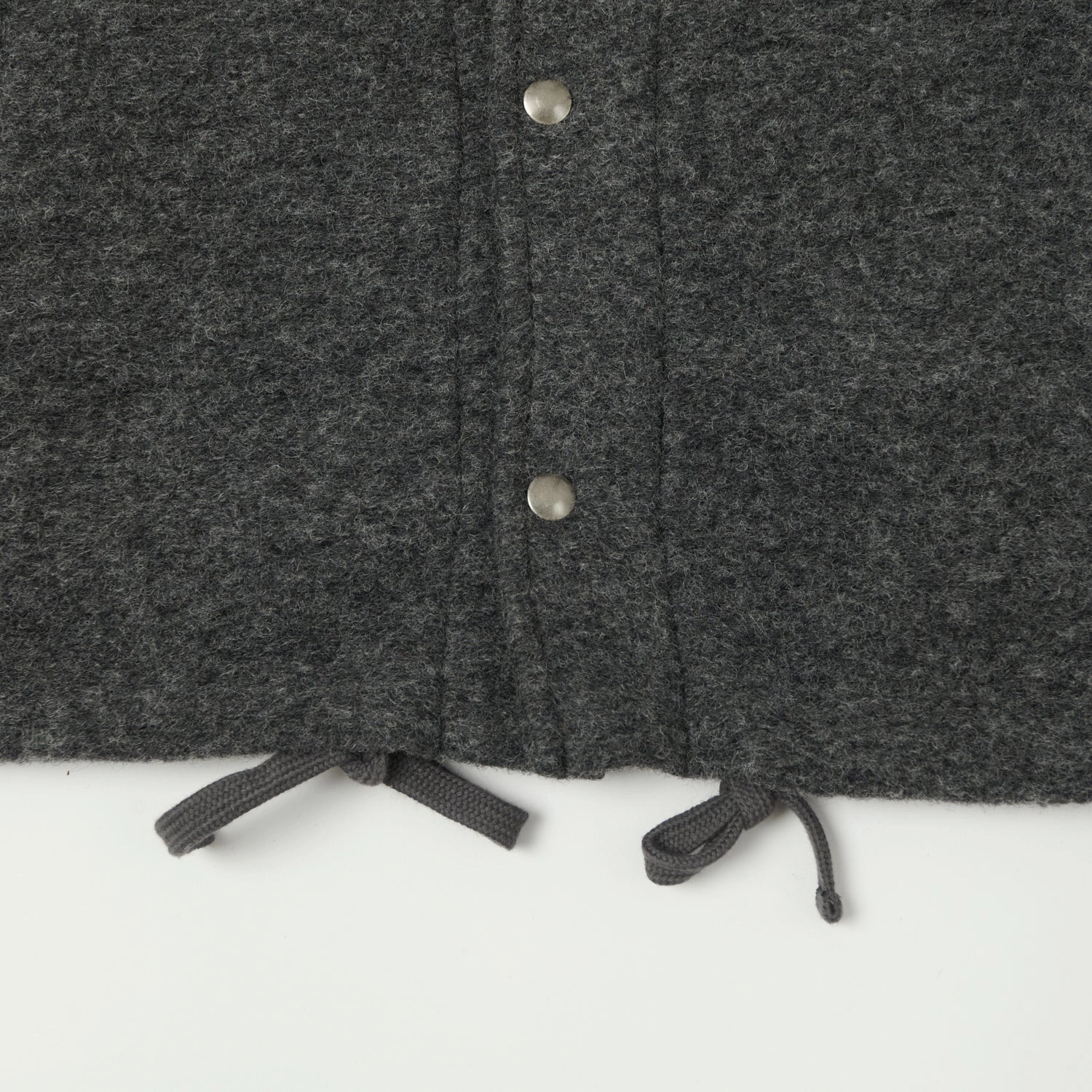 Hartford 'Duane' Knitted Wool Jacket - Charcoal