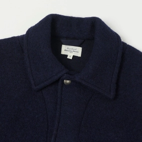 Hartford 'Duane' Knitted Wool Jacket - Navy Hartford 'Duane' Knitted Wool Jacket - Navy