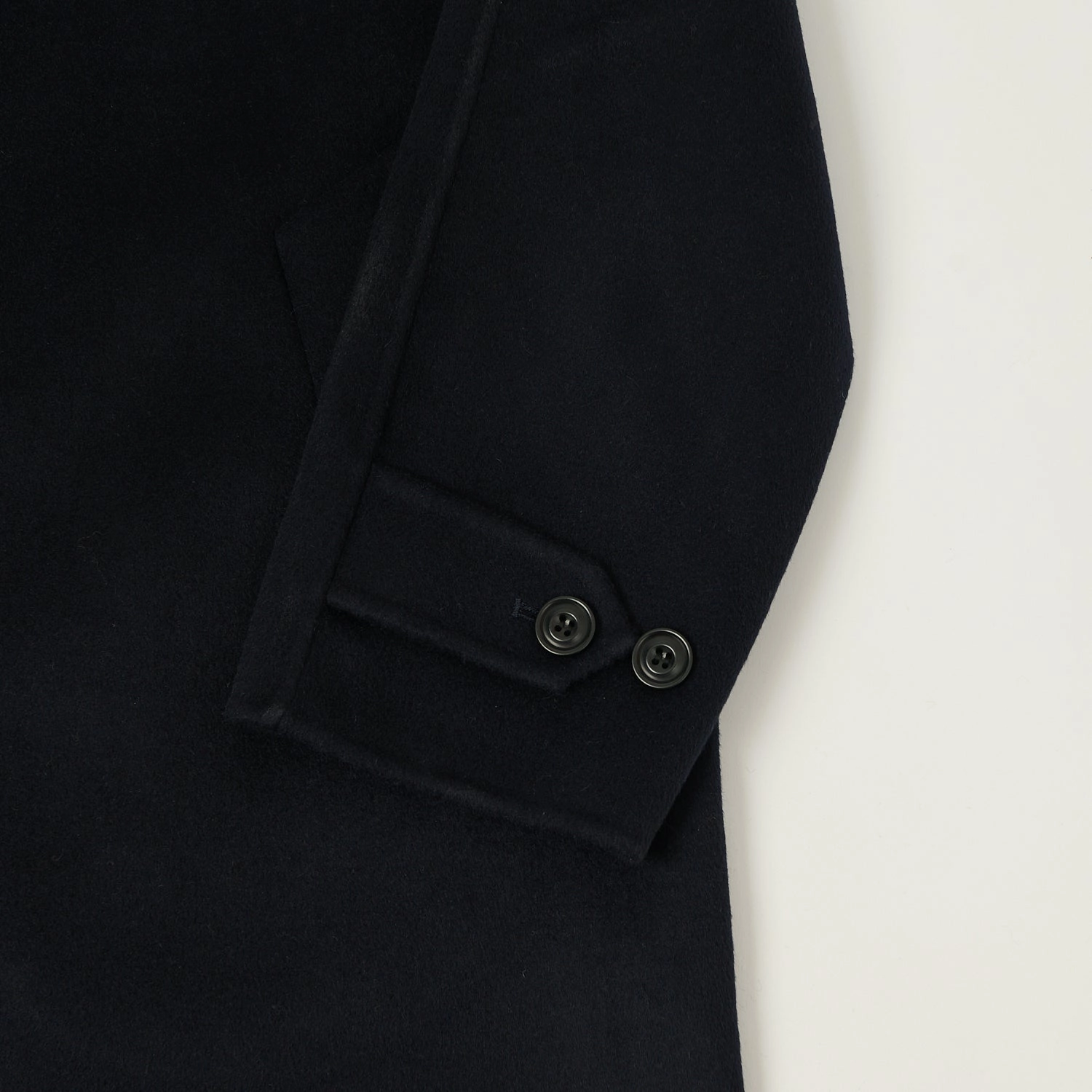 Hartford 'Graig' Wool Balmacaan Coat - Navy