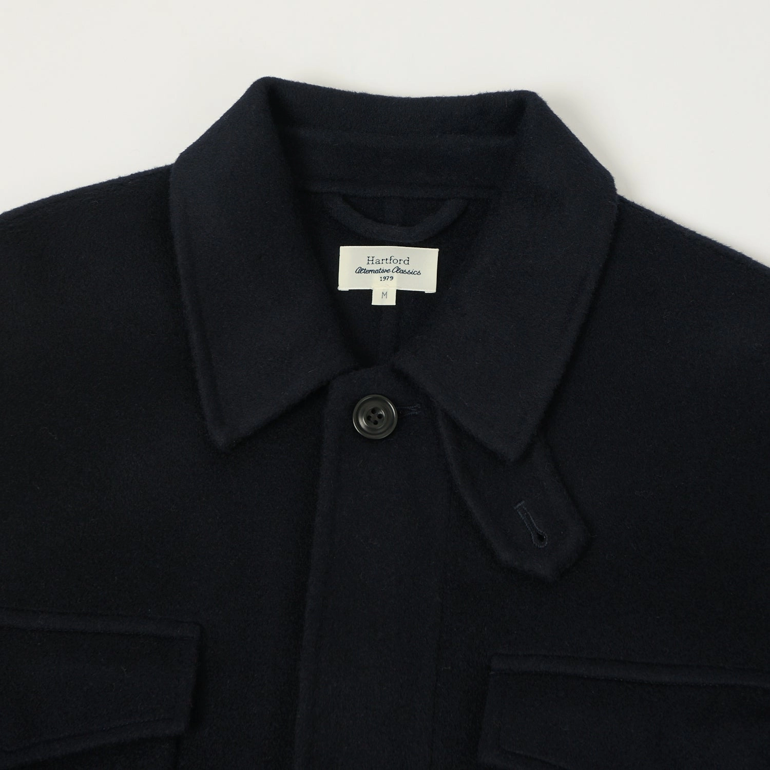 Hartford 'Jake' Wool Field Jacket - Navy