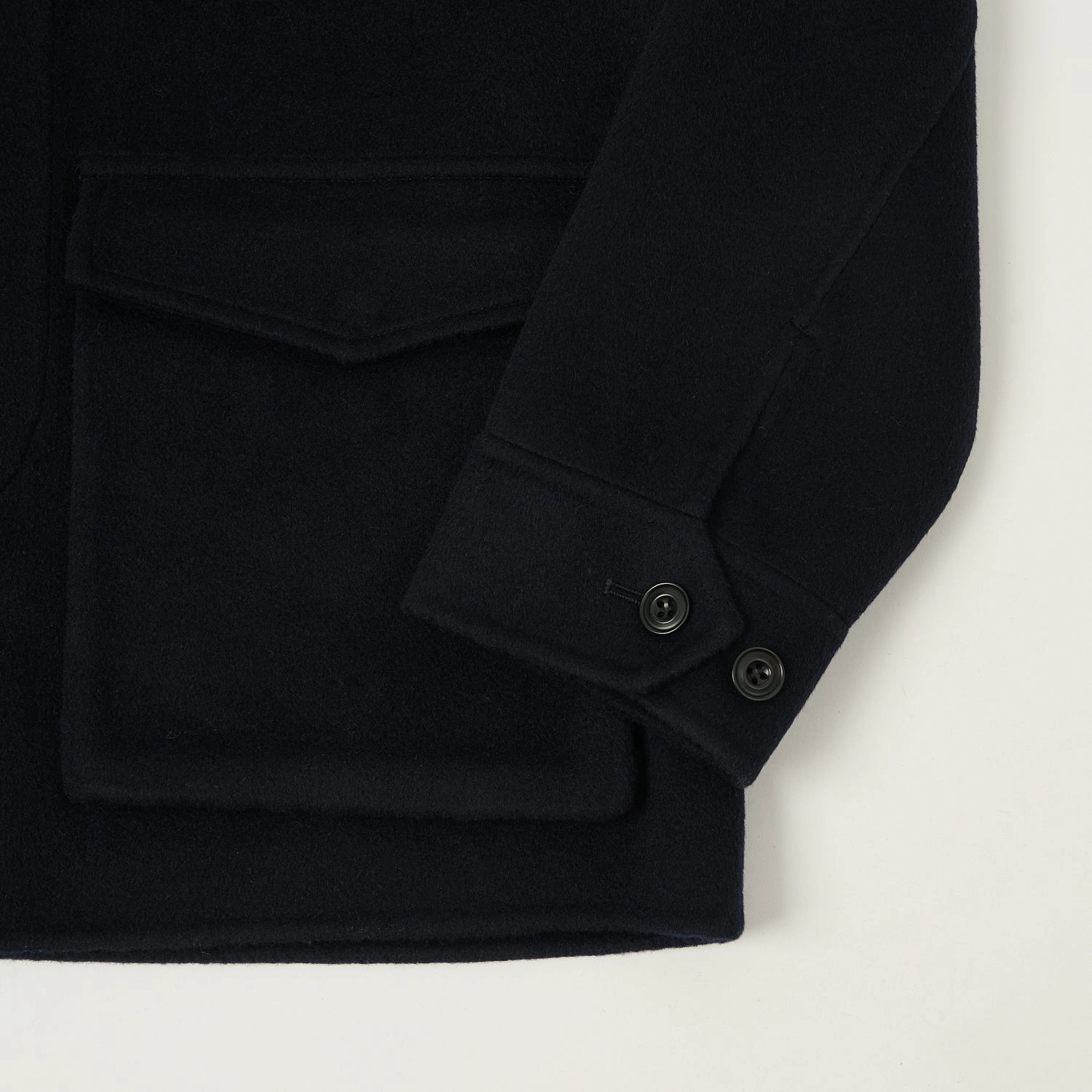 Hartford 'Jake' Wool Field Jacket - Navy