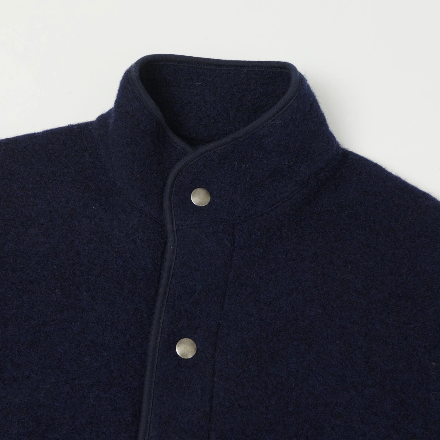 Hartford 'Jason' Knitted Wool Jacket - Navy