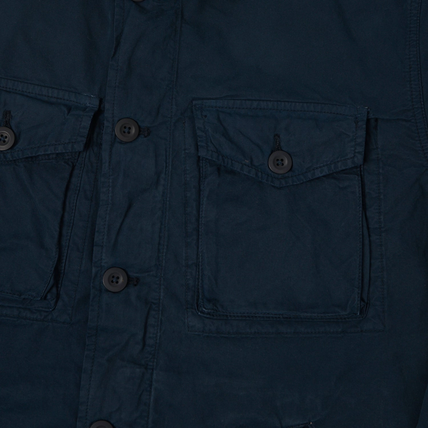 Hartford 'Jonah' Military Worker Jacket - Blue