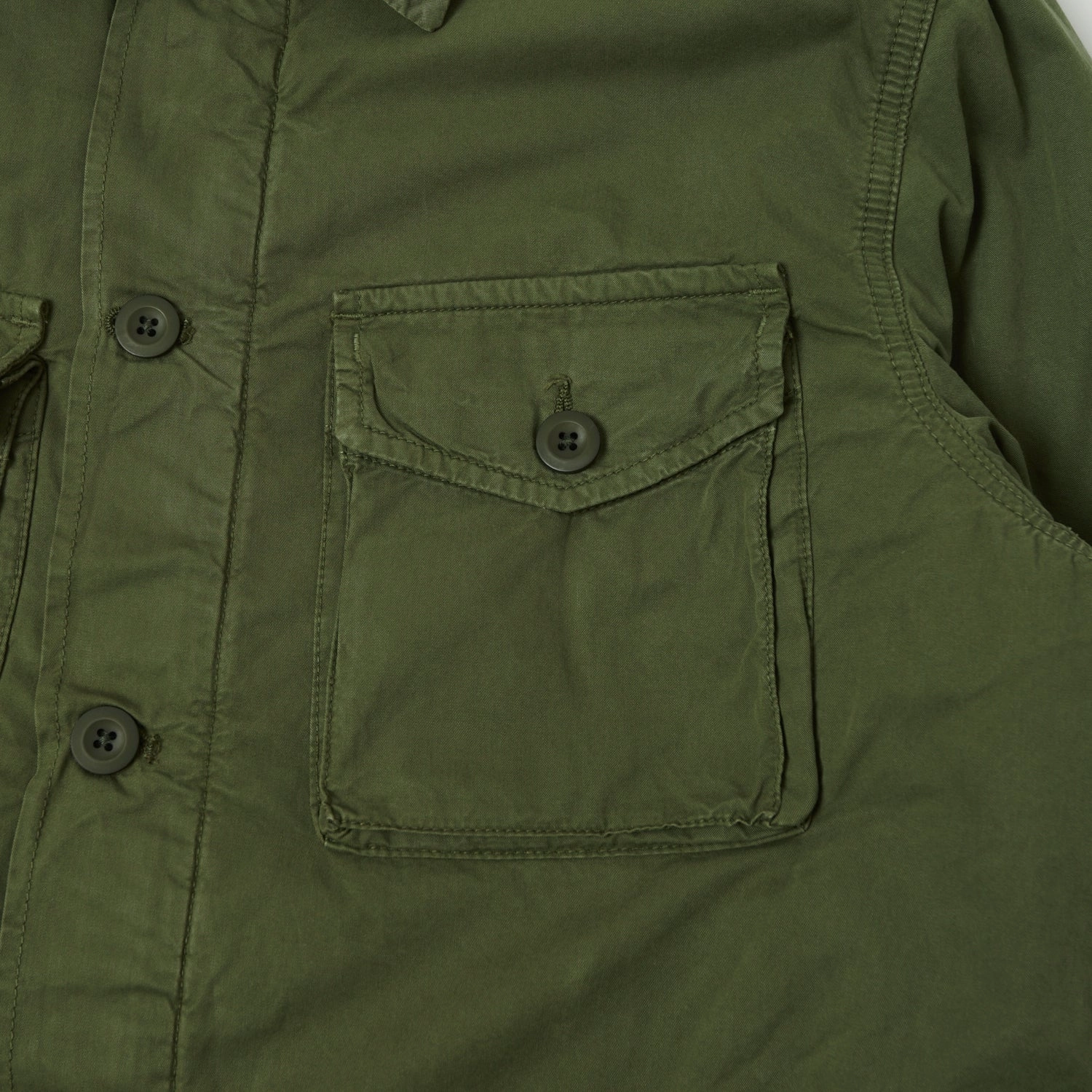 Hartford 'Jonah' Military Workers Jacket - Army Green
