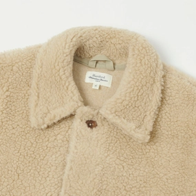 Hartford 'Utility' Fleece Jacket - Beige
