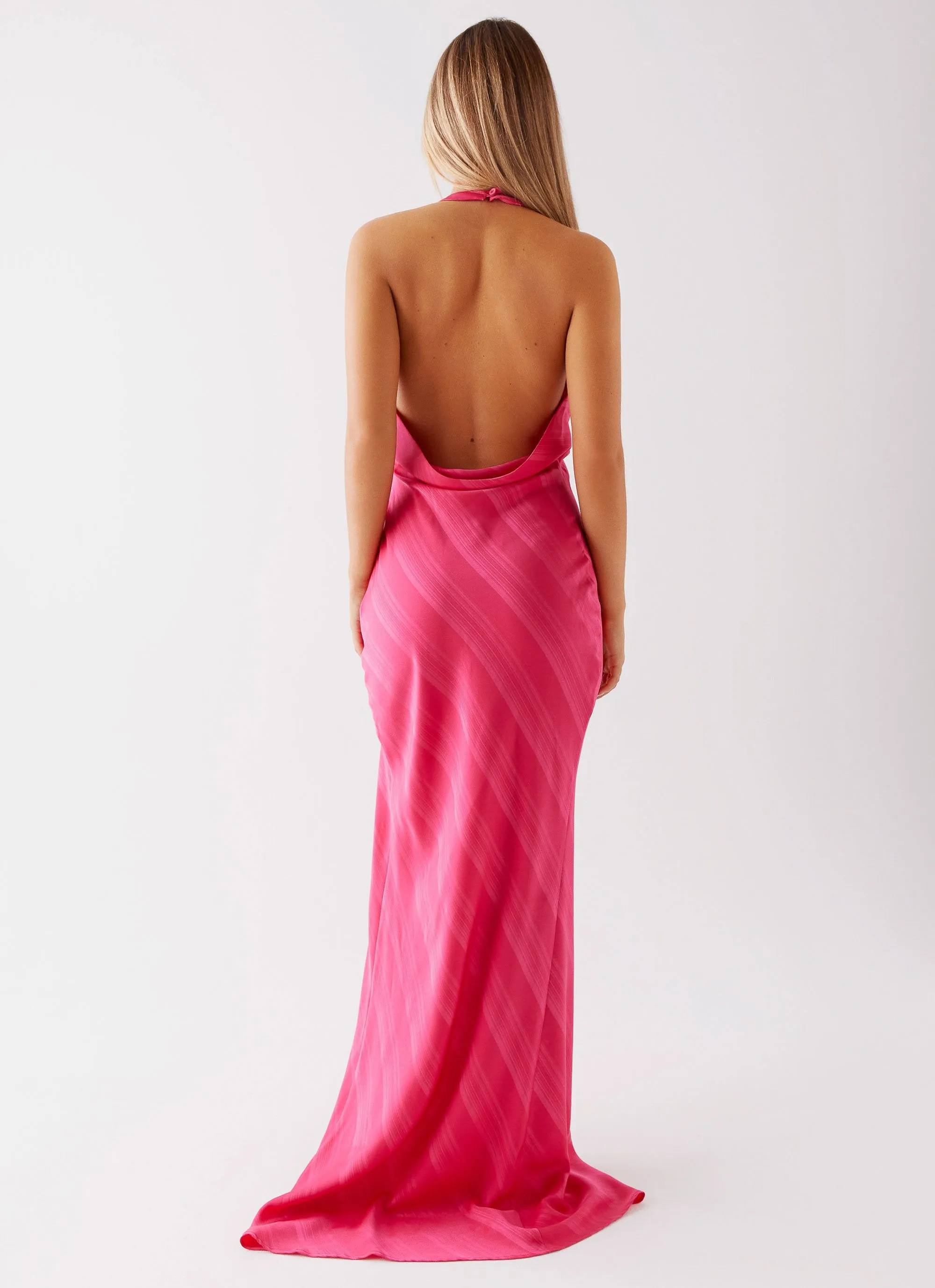 Lightweight Feel Heartbeat Maxi Dress - Pink