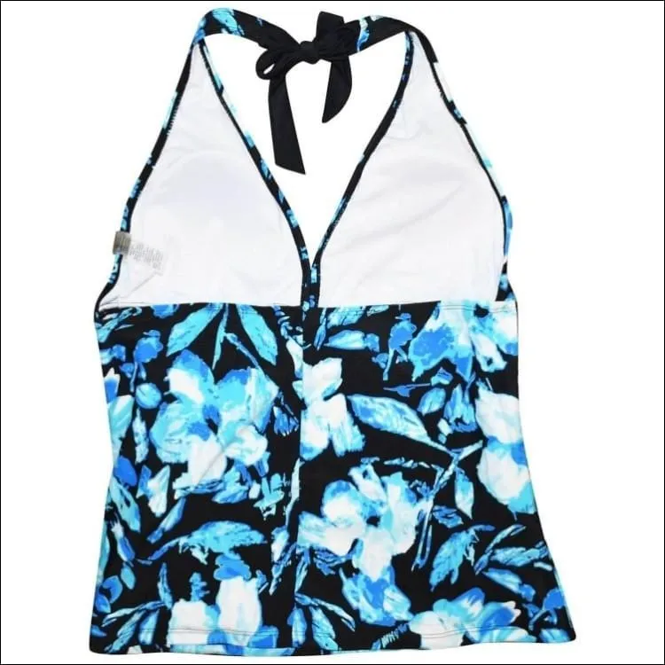 Heat Women's Plus Size Halter Tankini Swimsuit Top 18W 20W 22W 24W