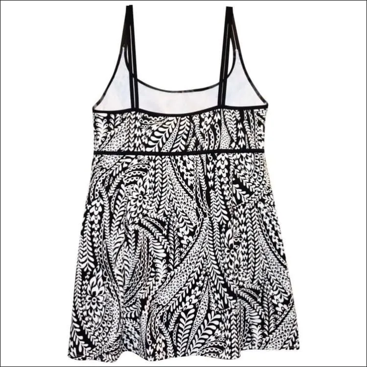 Heat Women’s Plus Size Scoop Swimdress Swimsuit 18W 20W 22W 24W