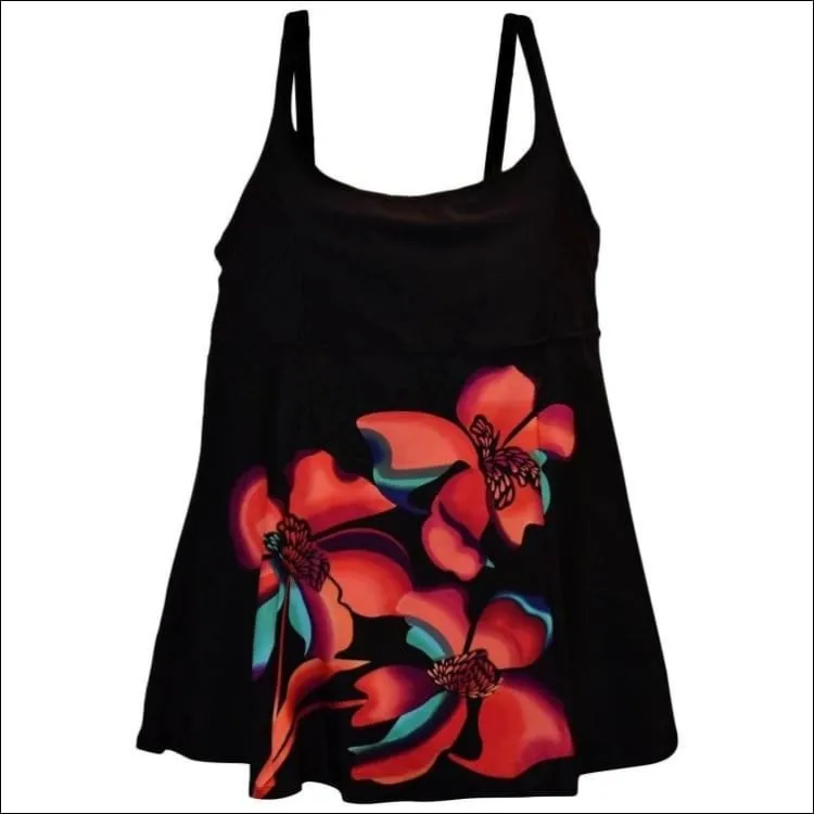 Heat Women’s Plus Size Scoop Swimdress Swimsuit 18W 20W 22W 24W