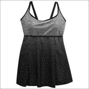 Heat Women’s Plus Size Scoop Swimdress Swimsuit 18W 20W 22W 24W