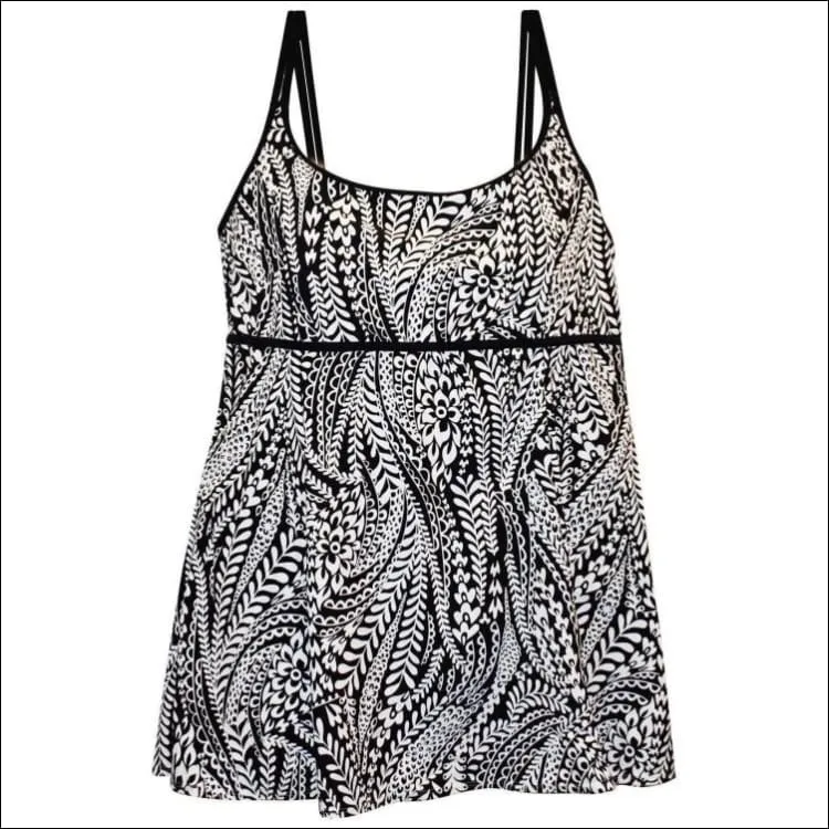 Heat Women’s Plus Size Scoop Swimdress Swimsuit 18W 20W 22W 24W