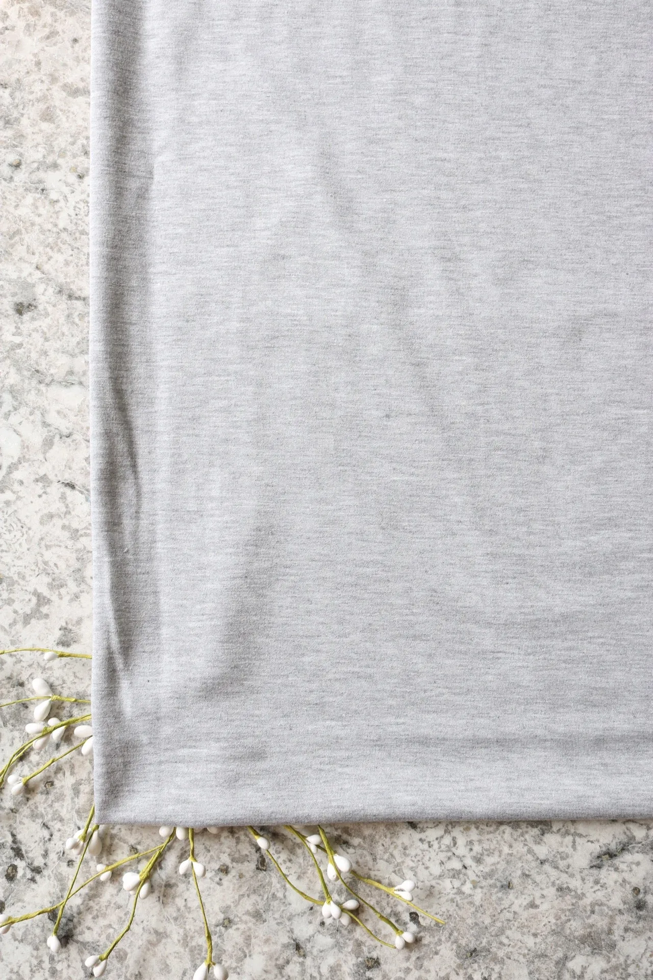 Heather Gray Baby French Terry