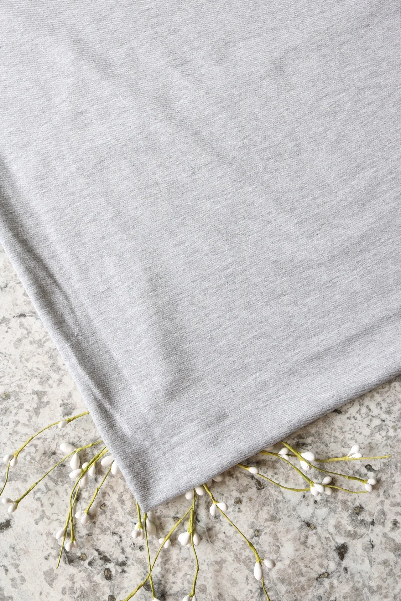 Heather Gray Baby French Terry