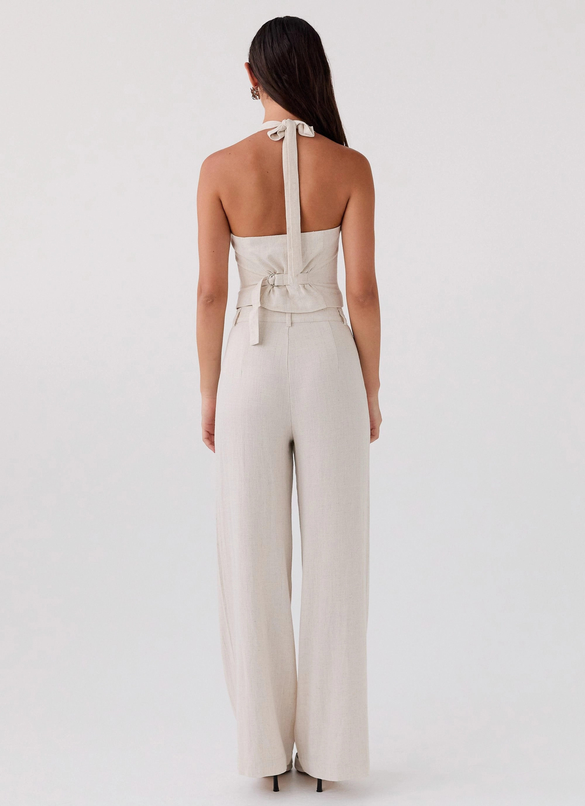 Heatwave Linen Pants - Oatmeal FadeResistantTreatment