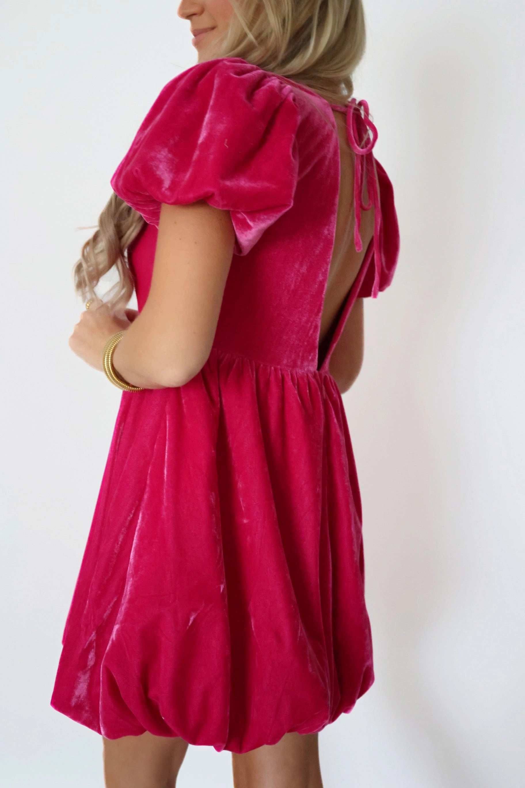 Anti Pill Surface Heidi Bubble Mini Dress (FINAL SALE)