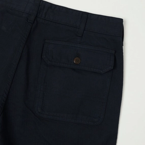 Heimat 'Journey' Herringbone Twill Chinos - Ink