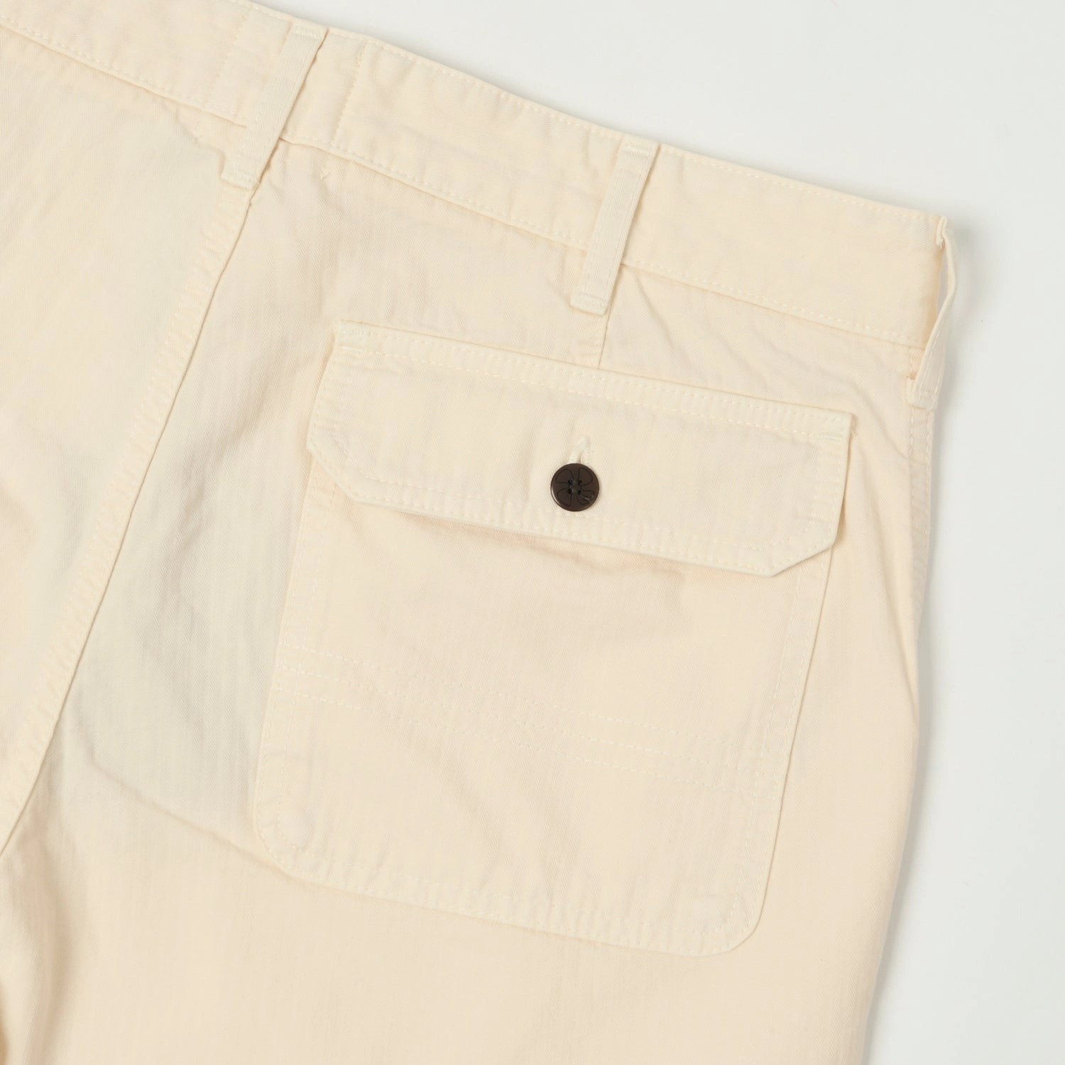 Heimat 'Journey' Herringbone Twill Chinos - Seashell