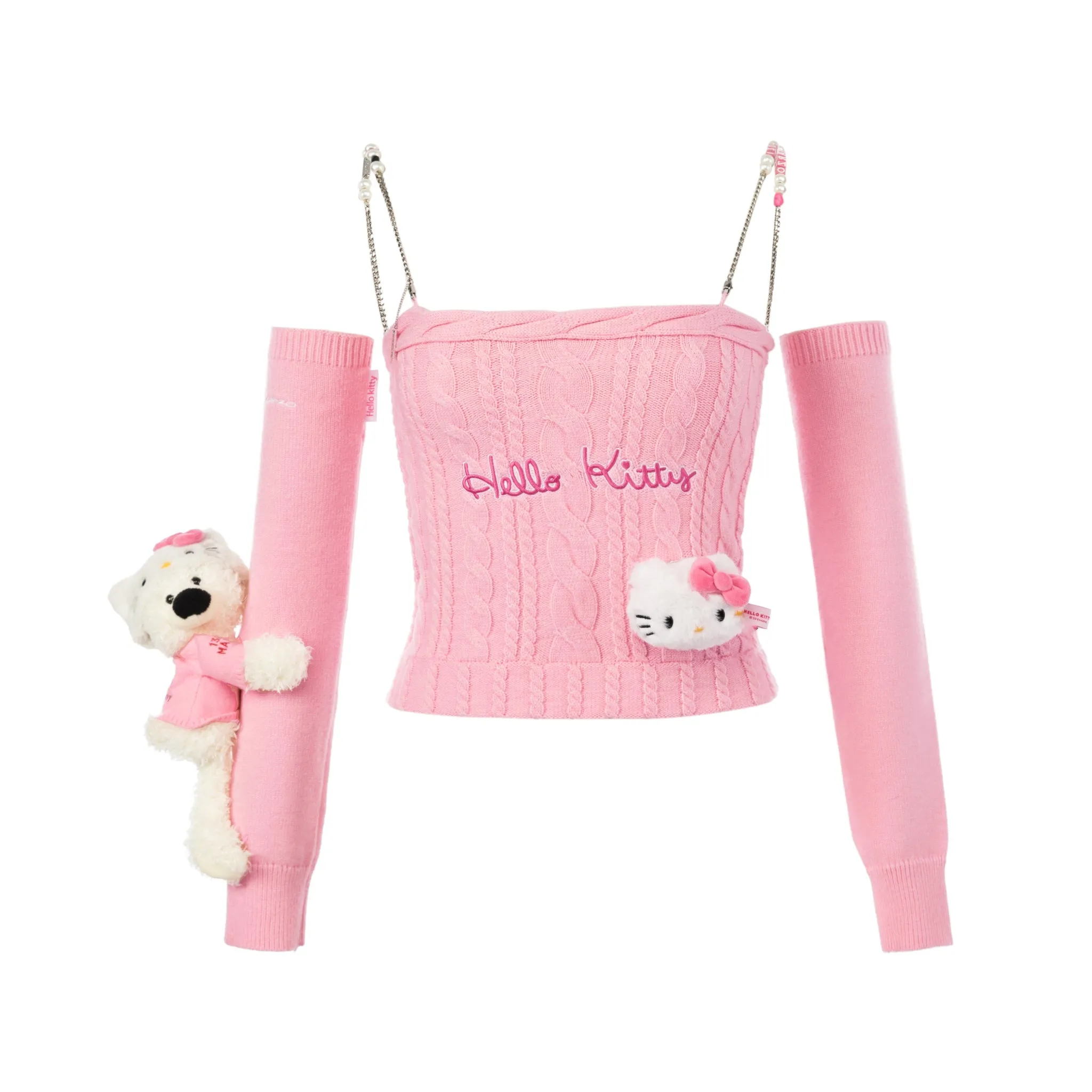 Hello Kitty Knitted Camisole in Pink
