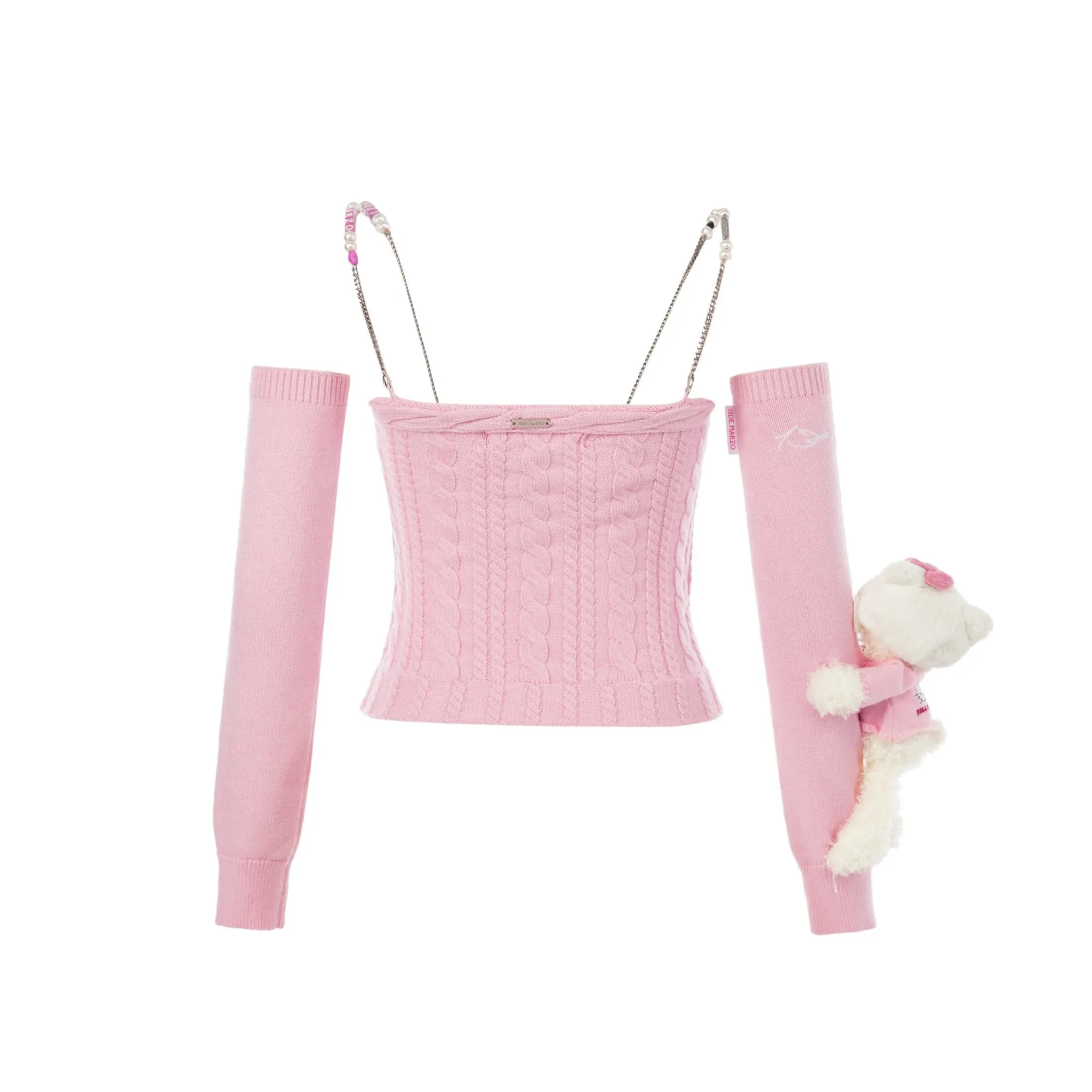 Hello Kitty Knitted Camisole in Pink