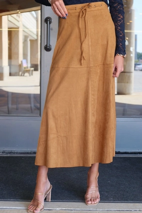 Hemlock Stitch Detailing Harlie A-Line Skirt Professional Wear Bamboo Derived Material Harlie A-Line Skirt