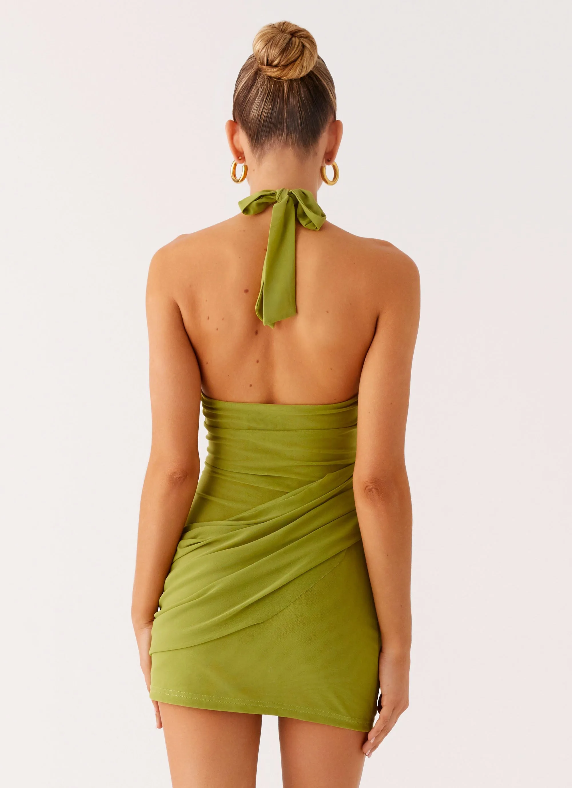 Henrietta Mini Dress - Citrus Reinforced Shoulders Subtle patterns