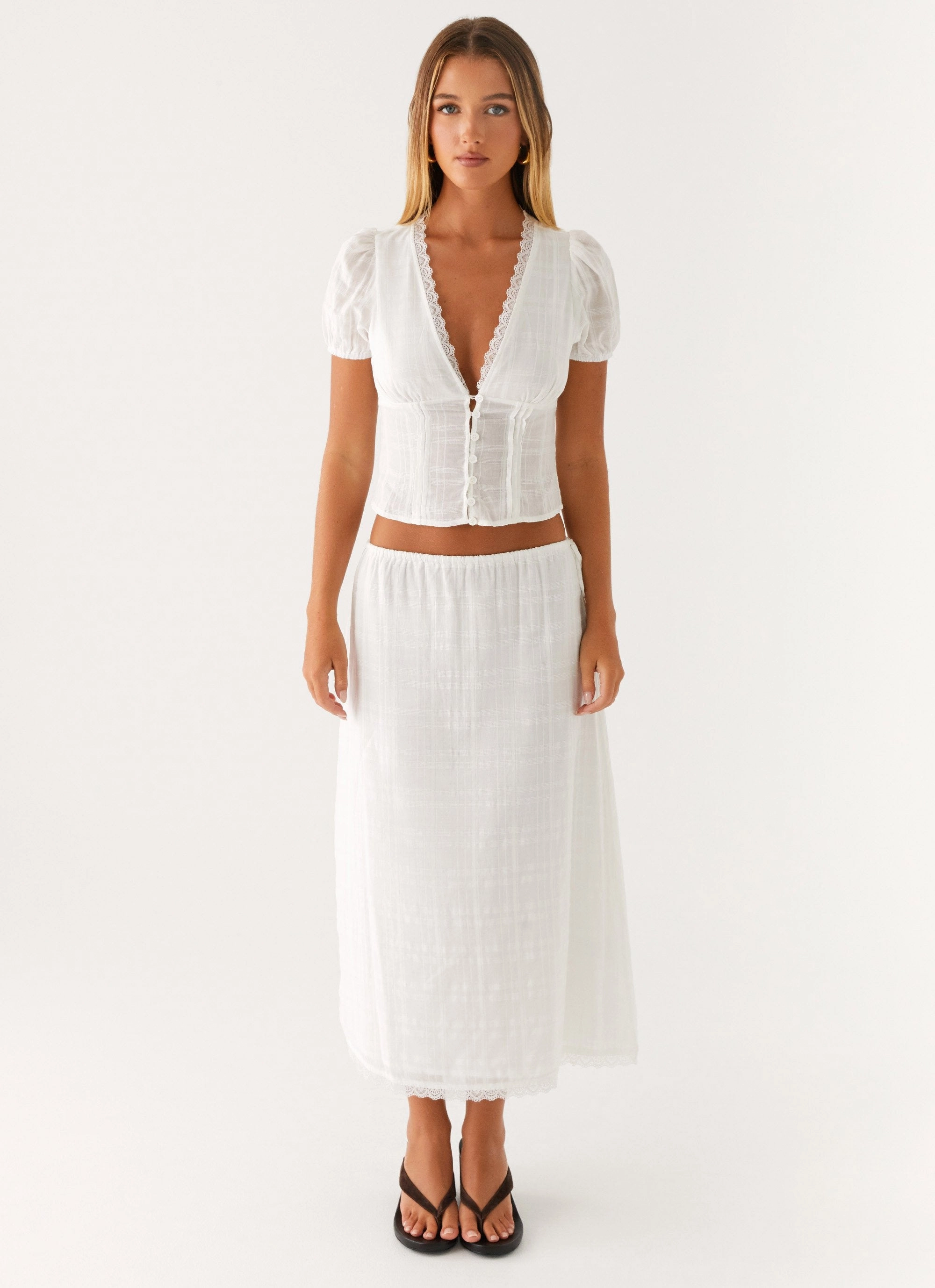 Sweet Lullaby Button Up Shirt - White PaddedInsulation Fun Design