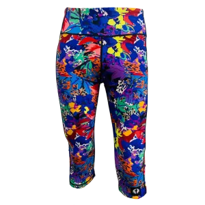 High Waist Funky 3/4 Leggings - Paws & Petals
