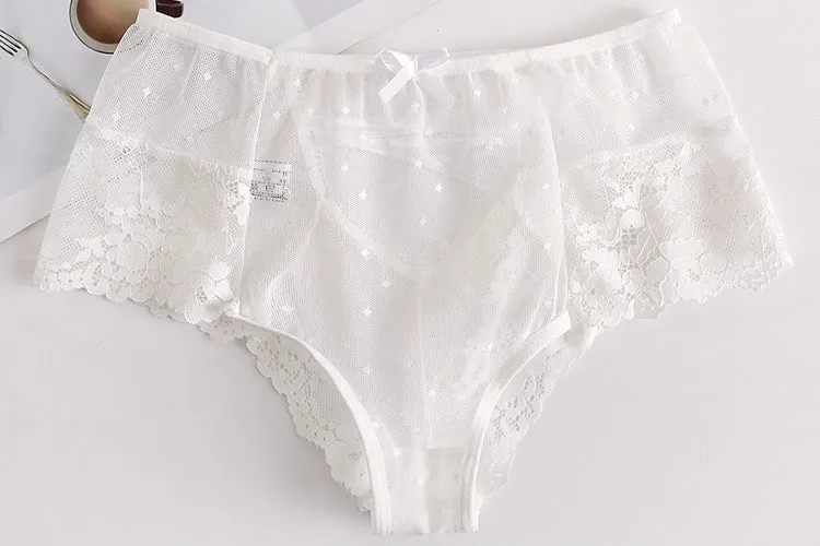 High-Waist Lace-Up French Knickers | Up-To 3XL