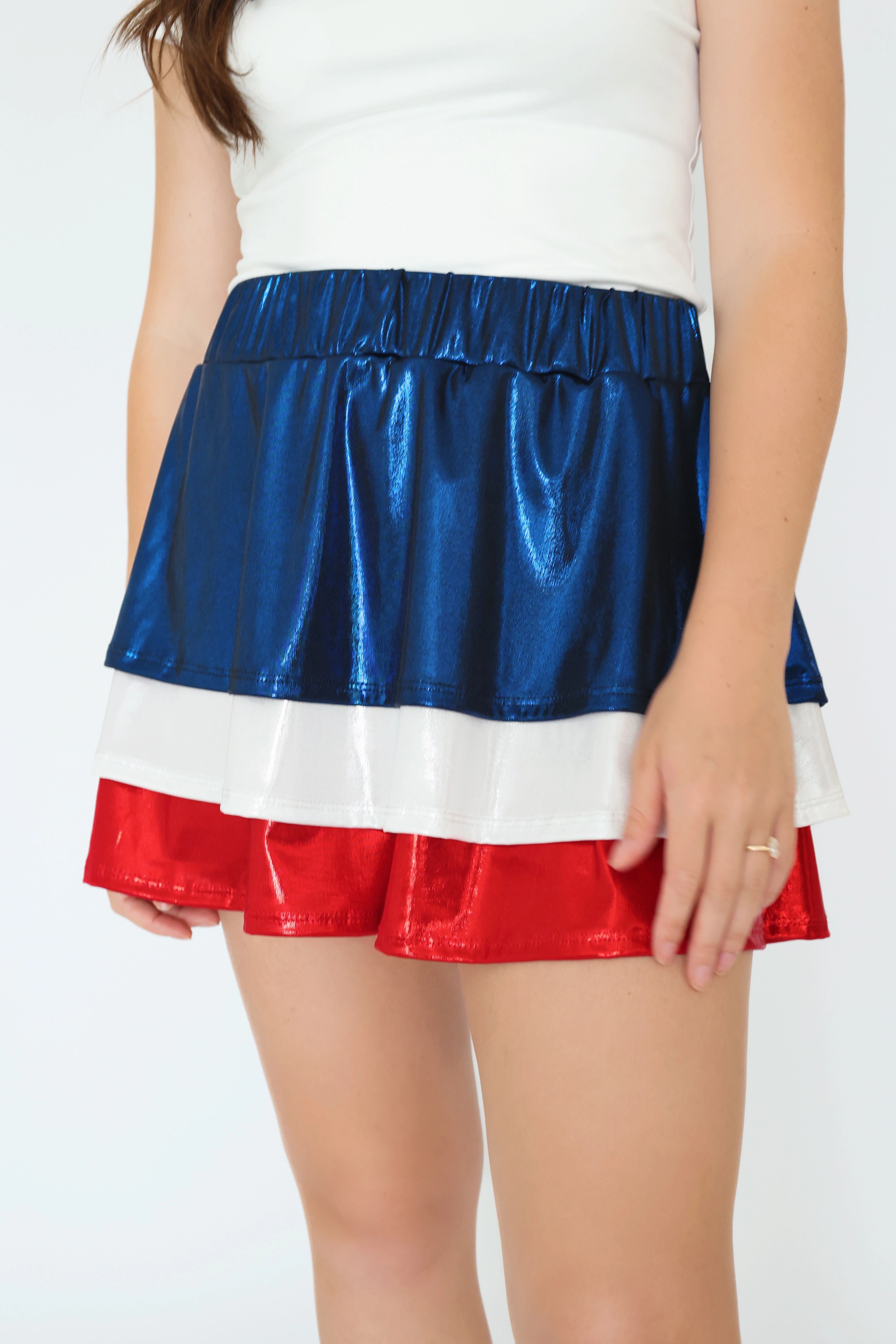 Quick Dry Feature Red White And Boom Skort (FINAL SALE)