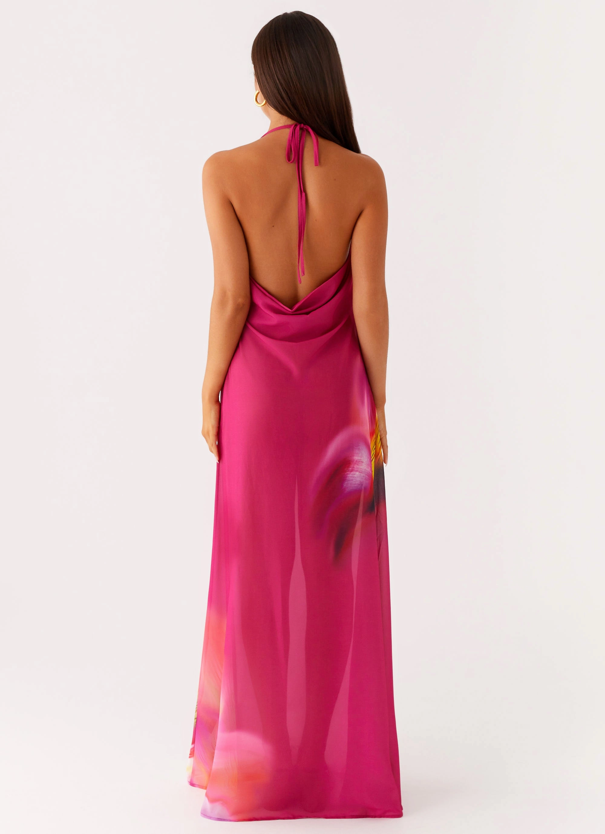 Workwear Timeless Fit Fantasy Maxi Dress - Pink Tropical