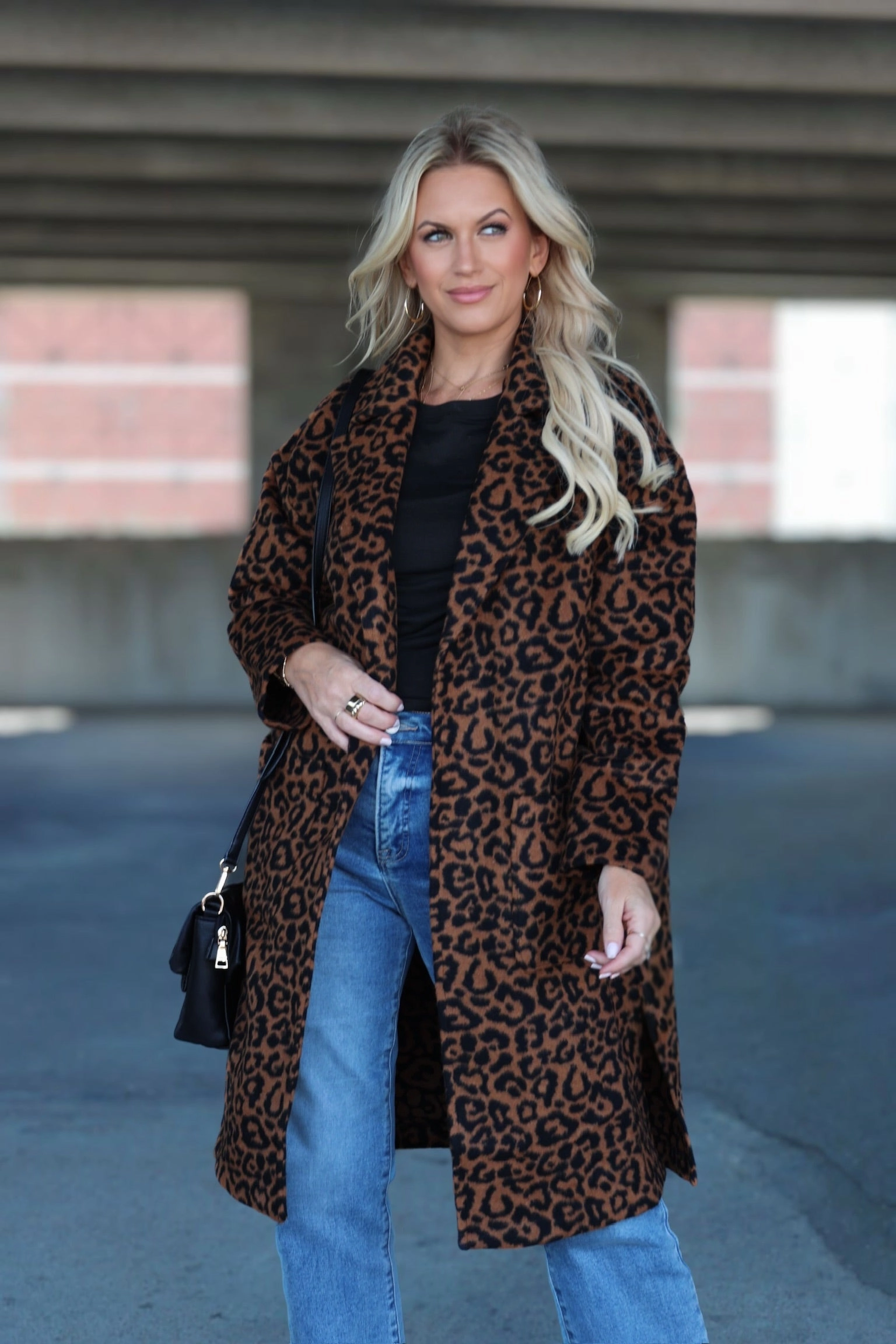SlimFitAdaptation Durable Reinforced Elbows Animal Instinct Leopard Coat