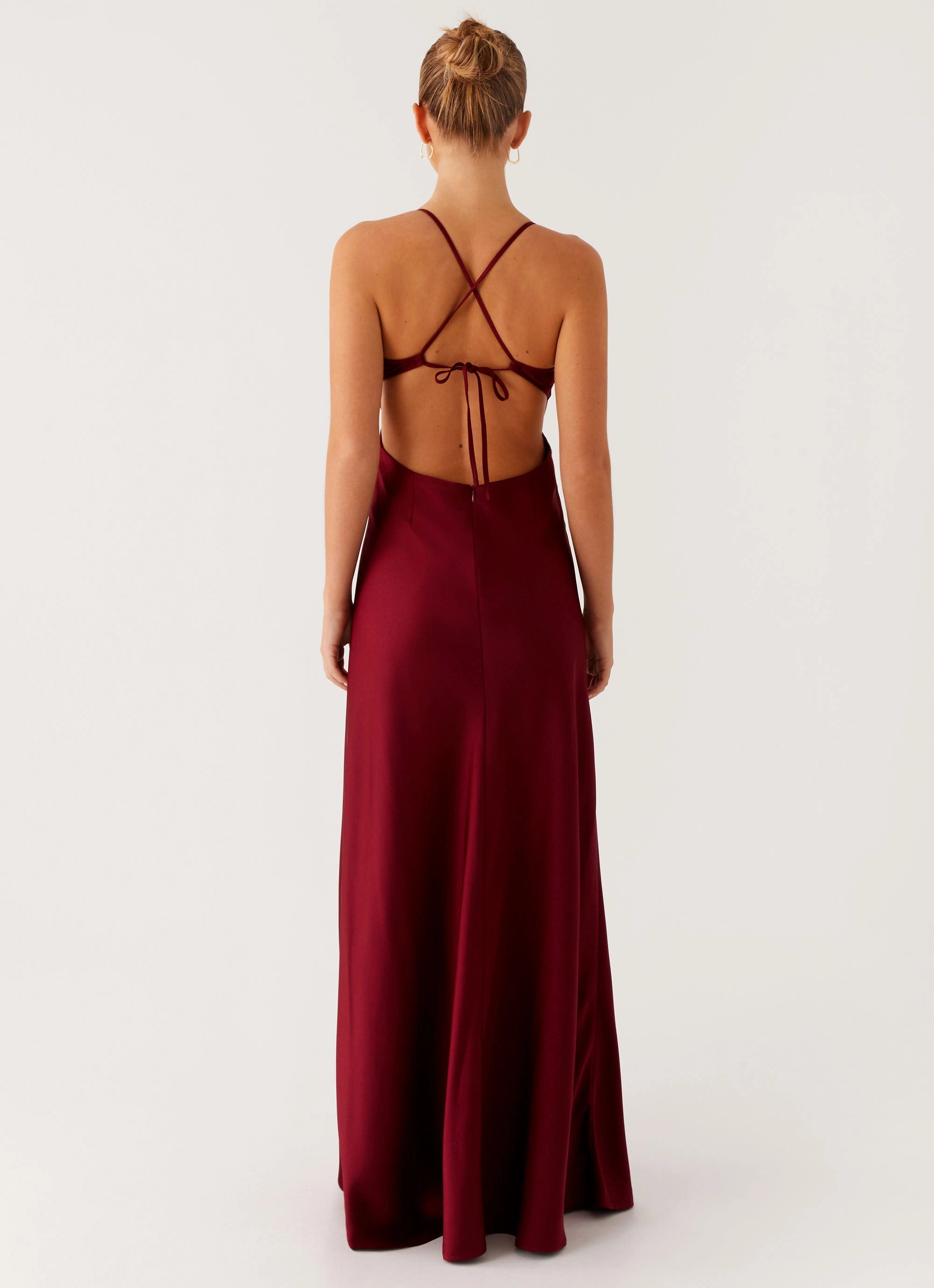 Daily Mood Joanie Maxi Dress - Maroon