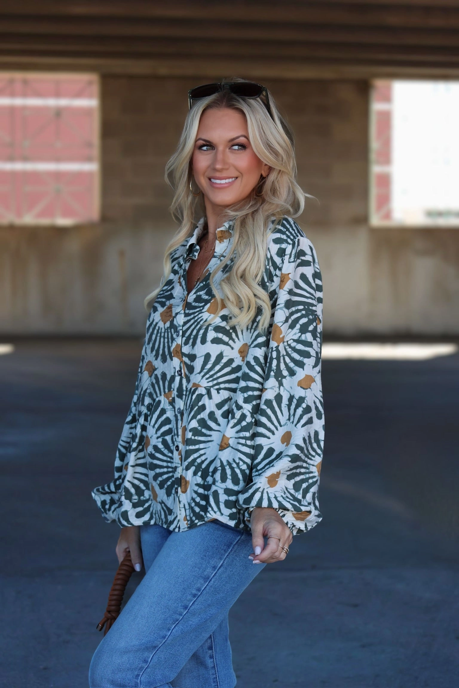 Multi Directional Zipper Placement Cally Field Top