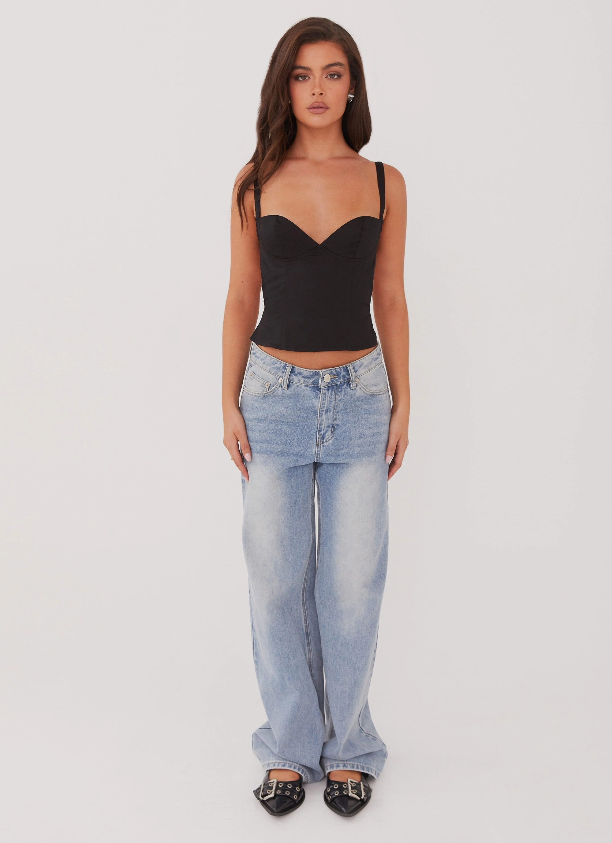 MinimalistStyle Naomi Backless Top - Black