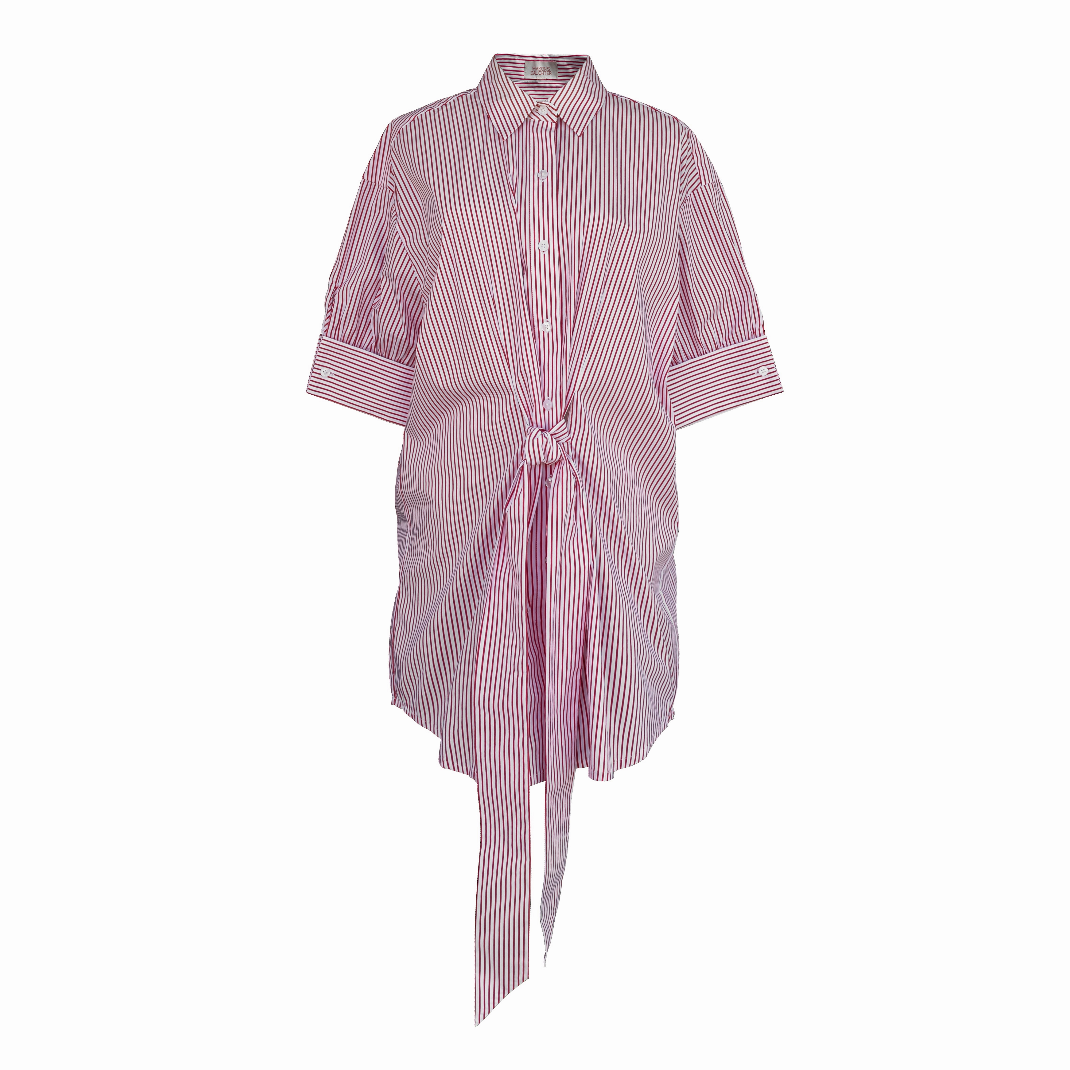 Fashion Comfort Wear Flat Lock Seams MASON'S DAUGHTER | Anna Dress, Red and White Striped