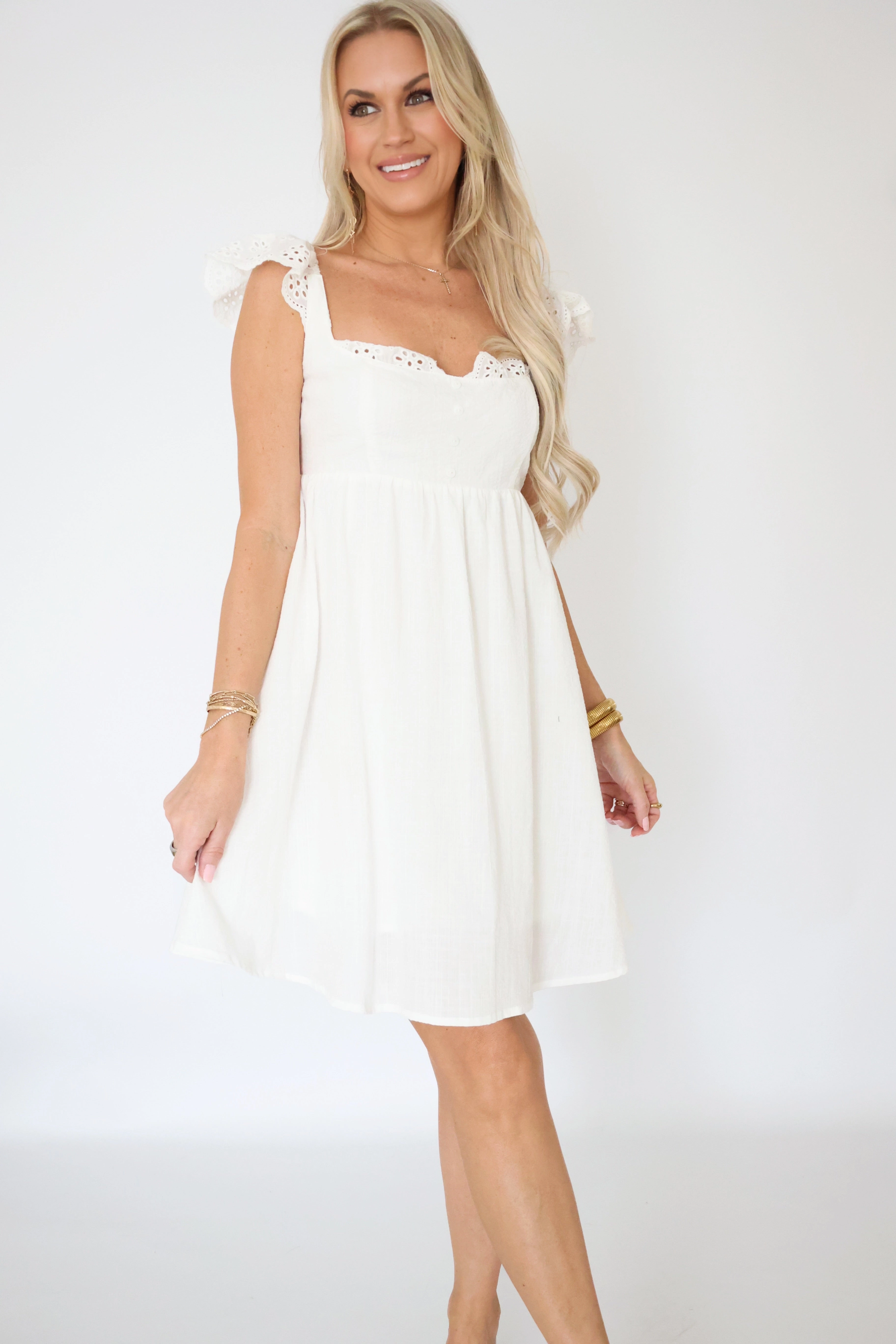 Hillary Sundress (FINAL SALE) Wrinkle Free Texture MultiFunctional Pocket Placement