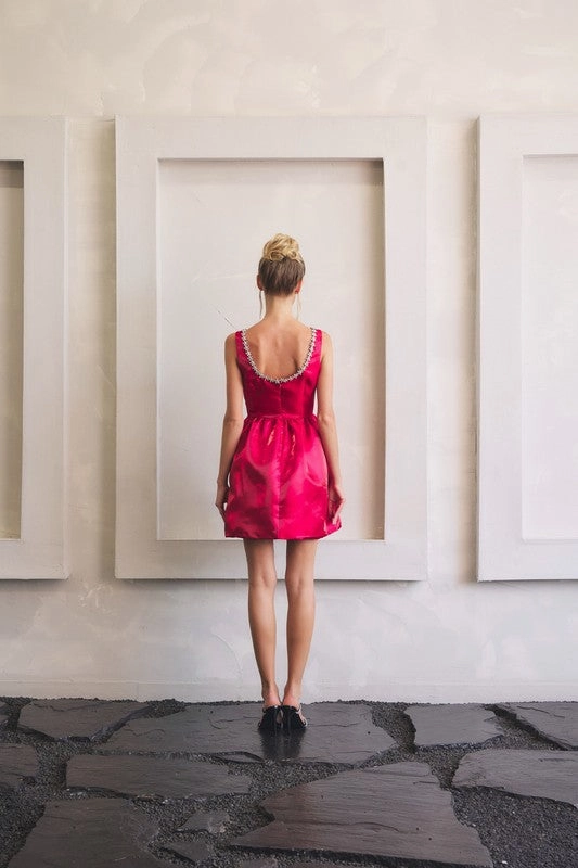 High Density Weave Holiday Party Dress (FINAL SALE)