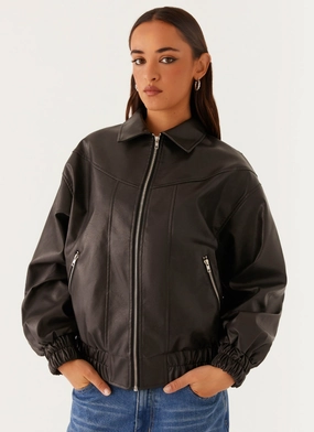 Holland Bomber Jacket - Black BreathableMeshVents Double Layered Hood Holland Bomber Jacket - Black