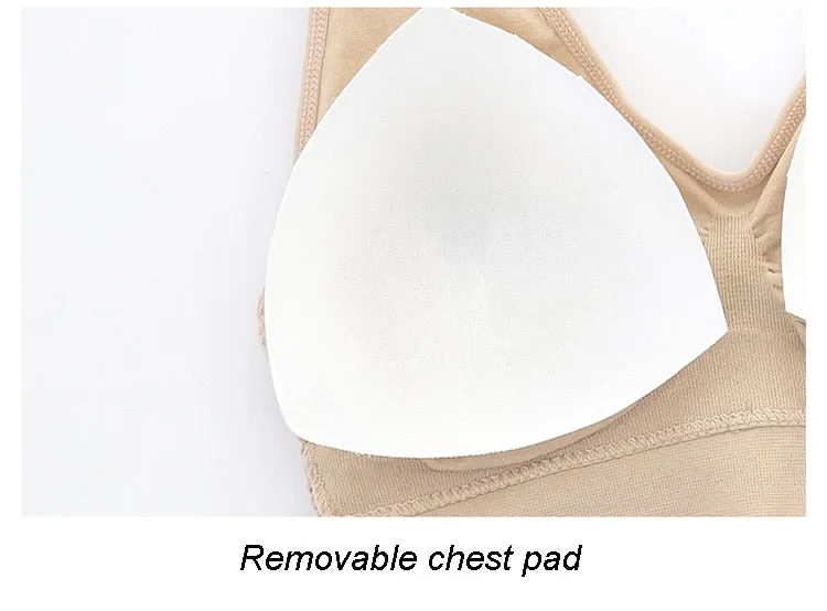 Hollow Out Padded Sports Bra