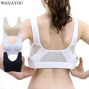Hollow Out Padded Sports Bra