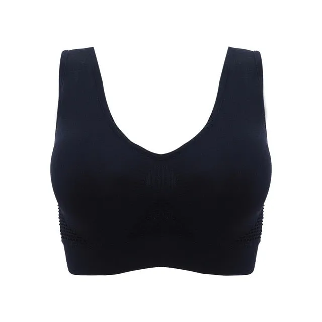Hollow Out Padded Sports Bra