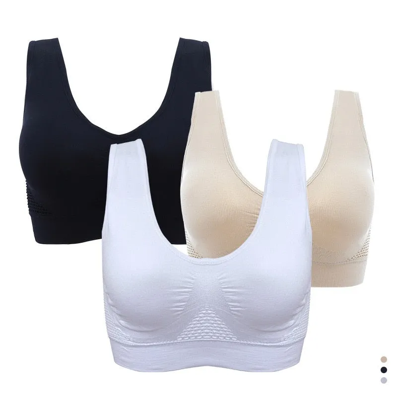 Hollow Out Padded Sports Bra