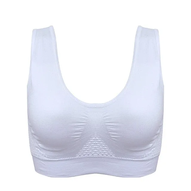 Hollow Out Padded Sports Bra