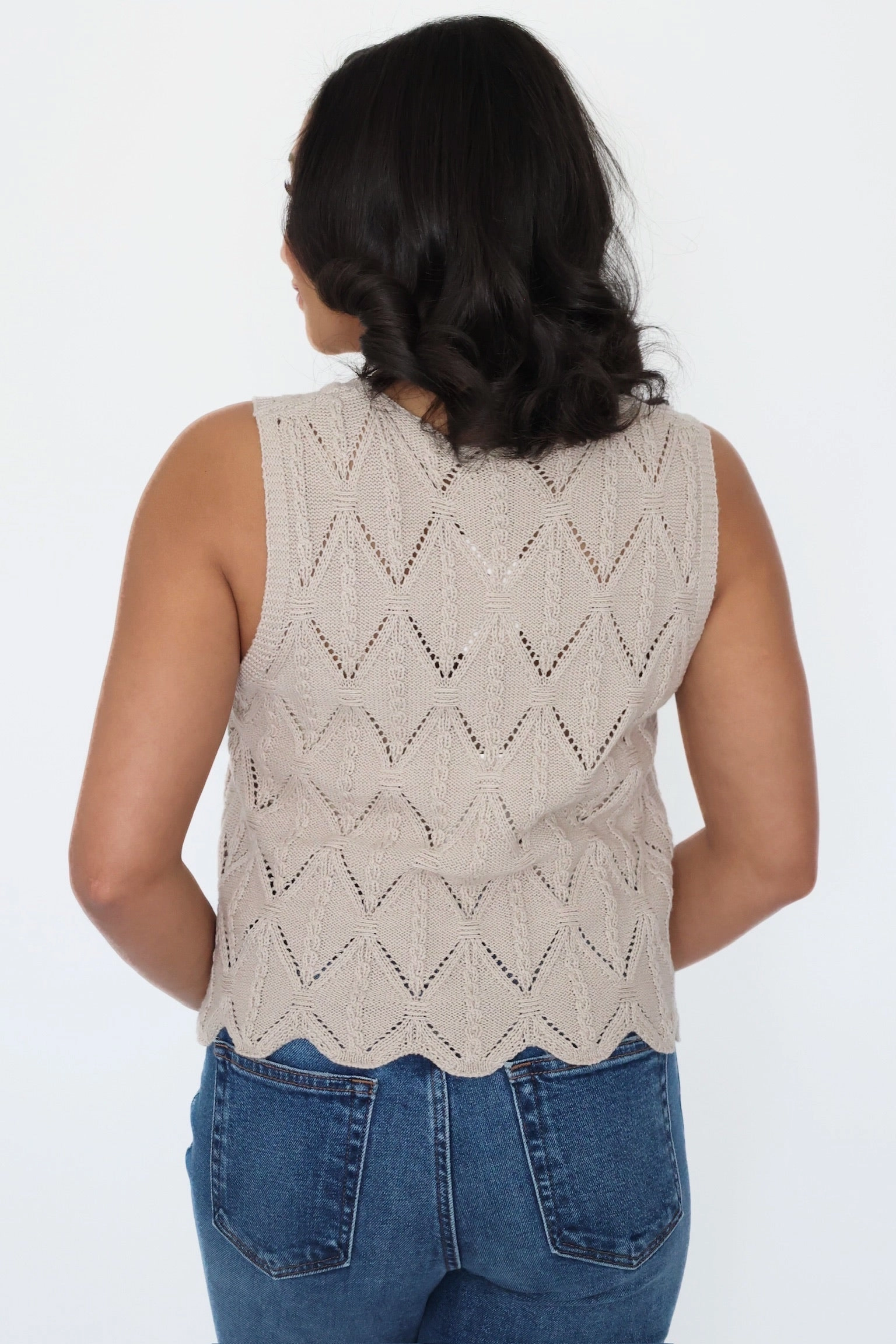 Honor Sweater Tank DoubleStitchedHem