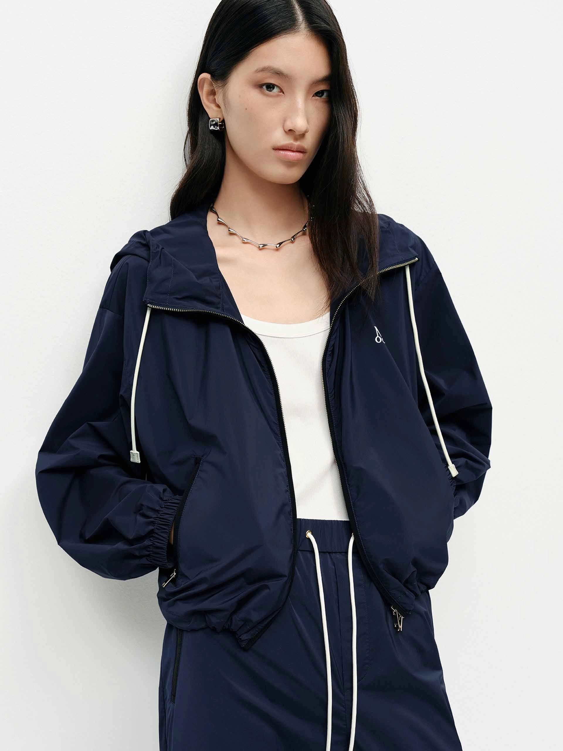 Hooded Detail Parka Jacket