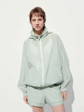 Hooded Zipper Loose Coat Hooded Zipper Loose Coat